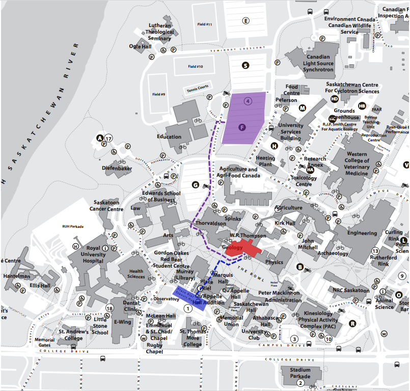 University Of Saskatchewan Map Campus